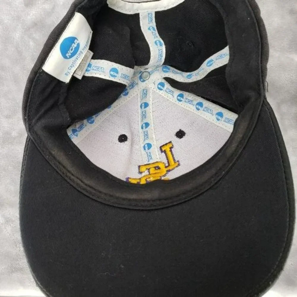 NCAA LSU Tigers Black Embroidered Tiger Face Cap‎ Trucker Baseball Hat